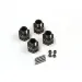 Kyosho Gunmetal Aluminium Narrow Wheel Hubs w/ Hardware (17mm) 4Pcs