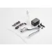 Killerbody 1/10 Smokey Exhaust Pipe w/ LED Light Unit Set