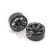 RGT 1.9" Black Aluminium Beadlock 6 Spoke Rims 2Pcs