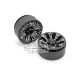 RGT 1.9" Black Aluminium Beadlock 8 Spoke Rims 2Pcs