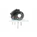 GPM Black Aluminium Motor Mount w/ Heat Sink Fins