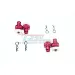 GPM Red Aluminium Front & Rear Magnetic Body Posts 4Pcs
