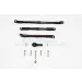 GPM Black Aluminium 25T Servo Horn w/ Adjustable Steering Linkages 4Pcs