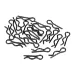 HPI 1mm Black Body Pins 20Pcs