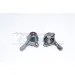 GPM Grey Silver Aluminium Front Steering Hub Carriers (C-Hubs) 2Pcs