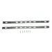 GPM Black Stainless Steel Door Edge Anti Scratch Strip 2Pcs