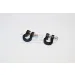 GPM Black Aluminium D-Ring Tow Shackles 2Pcs
