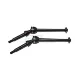 GPM Black Hardened Steel Rear Universal CVD Drive Shafts 2Pcs