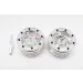 GPM Silver Aluminium 1.9" 6 Spoke Beadlock Rims 2Pcs