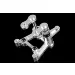 Rovan Silver Aluminium Bell Crank w/ Servo Saver