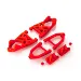 Rovan Red Front Suspension Arm Complete Set