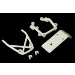 Rovan White Front & Rear Bumper Set