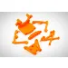 Rovan Orange Front Shock Tower Set