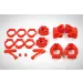 Rovan Red Front & Rear Hub Set