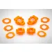 Rovan Orange Rear Hub & Shim Set