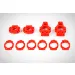 Rovan Red Rear Hub & Shim Set