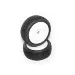 HB 3.3" Khaos Tyres on White Dish Rims - Glued Wheels 2Pcs