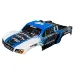 Traxxas Slash Keegan Kincaid Blue Painted Body Shell w/ Decals