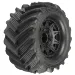 Pro-Line 2.8" Demolisher MT Tyres on Black Raid Rims - Glued Wheels 2Pcs