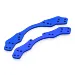 HSP Dark Blue Aluminium Rear Body Post Mounting Plates 2Pcs