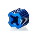 HSP Blue/Silver Aluminium Nitro Engine Heatsink