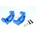 GPM Blue Aluminium Front Steering Hub Carriers (C-Hubs) 2Pcs