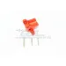 GPM Orange Aluminium Rear Centre Chassis Brace Mount