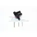 GPM Black Aluminium Rear Centre Chassis Brace Mount
