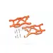 GPM Orange Aluminium Rear Lower Suspension Arms Set