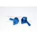 GPM Blue Aluminium TT-02B Front Steering Hubs 2Pcs