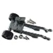 GPM Grey Silver Aluminium Wheelie Bar w/ Wing Mount