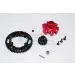 GPM HD Steel 18T/53T 1Mod Pinion & Spur Gear Set w/ Red Aluminium Gear Adapter