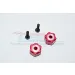 GPM Red Aluminium Hex +3mm