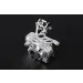 Rovan 1/5 Baja Silver Aluminium Gear Differential Transmission Assembly