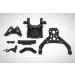 Rovan Front Bulkhead Set w/ Black Aluminium Upper Plate