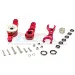 GPM Red Aluminium Steering Assembly Set w/ Servo Saver