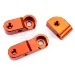Rovan Red Aluminium Chassis Brace Mount Set