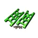 GPM Green Aluminium Rear Lower Suspension Arms 2Pcs