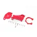 GPM Red Aluminium Motor Mount Set