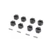 Axial 12mm Wheel Hexes Hub Set w/ Axle Pins