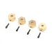 Axial Brass 7g Wheel Hexes 4Pcs w/ Screw Axle Pins