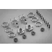 Rovan Silver Aluminium Rear Hub Carriers & Shim Kit