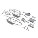 Axial Grey Complete Roll Cage Set
