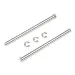 HPI Bullet 3x56.3mm Rear Inner Suspension Arm Pins w/E-Clips 2Pcs
