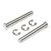 HPI Bullet 3x25mm Front Outer Suspension Arm Pins w/E-Clips 2Pcs