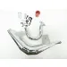 Rovan Losi 5IVE-T Chrome Steel Tuned Exhaust Pipe Set