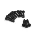 BlackZon 3x15mm Coarse Thread Button Head Screws 12Pcs