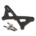 TLR 22 5.0 Carbon Front Tower +2mm w/ Titanium Standoffs 1Pc