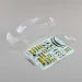 TLR 1/10 22T 4.0 Body Shell - Clear Unpainted