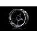 MST 1.9" GT Off-Set Changeable Silver/Silver Black Rims 4Pcs